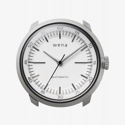 Wena Wrist Automatic Three Hands White Watch Head WNWHTM01BW.AE
