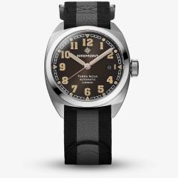 Bremont Terra Nova 40.5 Date Black Fabric Strap Watch TN40-DT-SS-BK-N-S