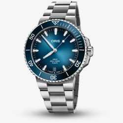 Oris Aquis Blue Stainless Steel Watch 01 400 7790 4135-07 8 23 02PEB
