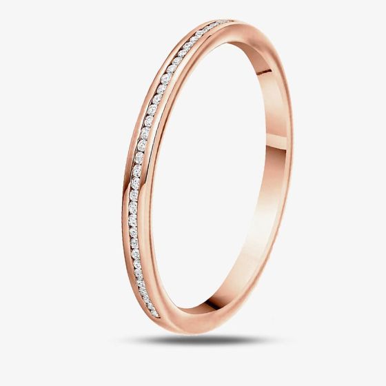 Rose-Gold Diamond Eternity Ring (L) HET8971
