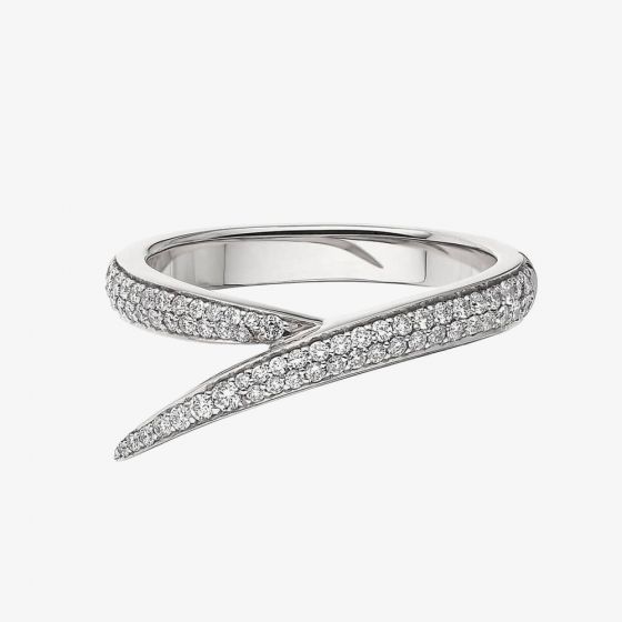 Shaun Leane 18ct White Gold & Diamond 0.38ct Interlock Me Ring IM005.WGWHRZO
