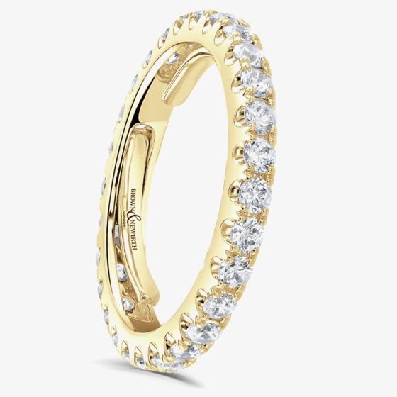Brown & Newirth Evolution 18ct Yellow Gold 1.50ct Diamond Full Eternity Ring ET1023 18Y