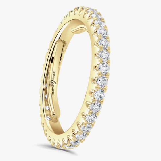 Brown & Newirth Evolution 18ct Yellow Gold 1.00ct Diamond Full Eternity Ring ET1022 18Y 