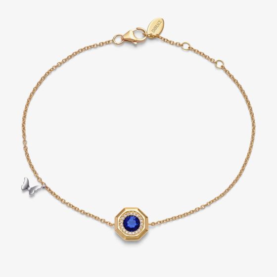 Tivon 18ct Yellow Gold Sapphire & Diamond Eden Bracelet BTT-0104-BS