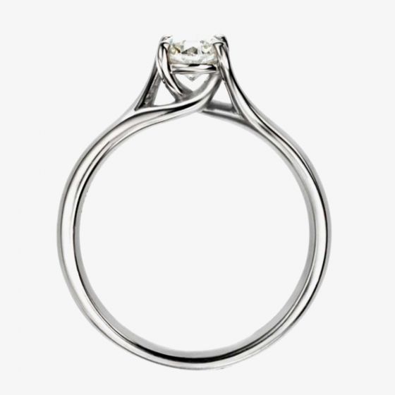 Mastercut Moondance Platinum Four Claw Diamond Solitaire Ring C14RG001P