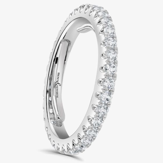 Brown & Newirth Evolution Platinum 1.00ct Diamond Full Eternity Ring ET1022 PLT