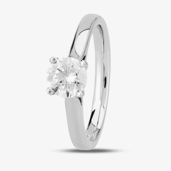 1888 Collection Platinum Brilliant Cut 0.80ct Diamond Solitaire Ring RI-2016