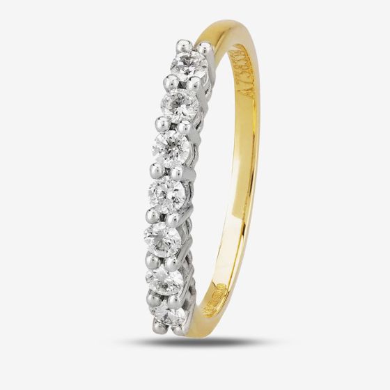 1888 Collection 18ct Gold 0.30ct Seven Stone Diamond Ring HET1014(.30CT PLUS)