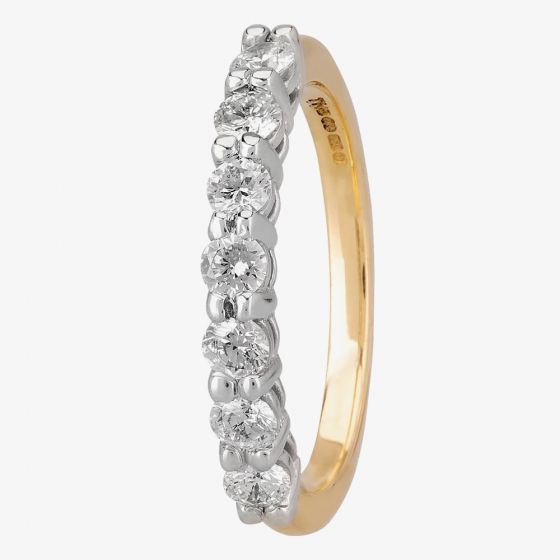 1888 Collection 18ct Gold 0.50ct Seven Stone Diamond Ring HET1014(.50CT PLUS)