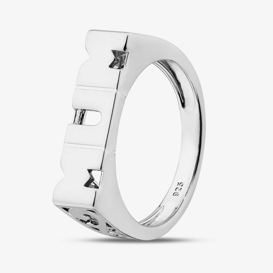 Sterling Silver Mum Signet Ring S2003