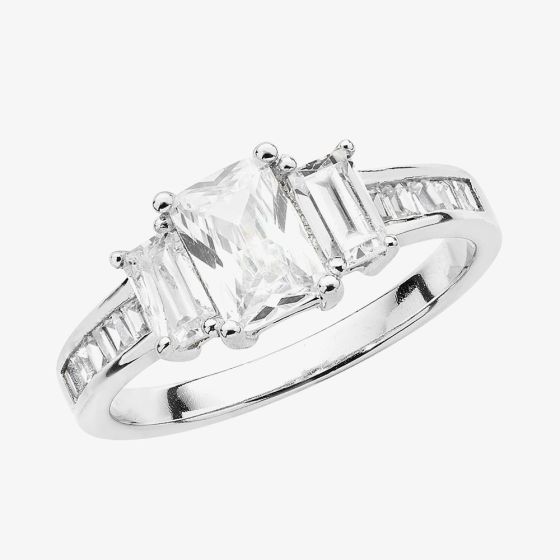 Sterling Silver Cubic Zirconia Dress Ring G7484/S