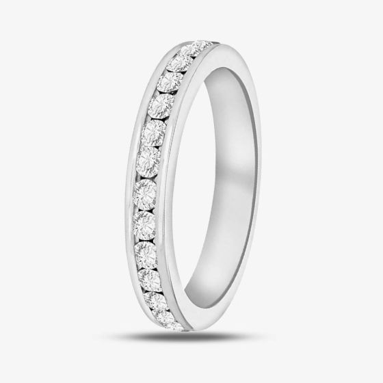Sterling Silver Crystal Eternity Ring 8.80.0541