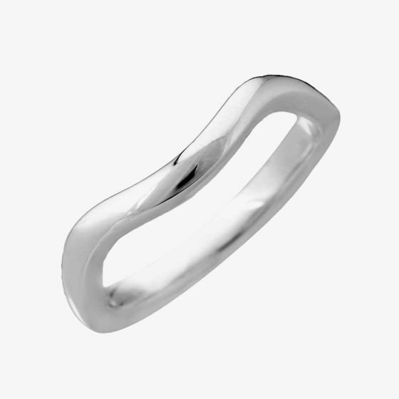 Platinum 4.5mm Wave Wedding Ring WR1-1010(4.5)