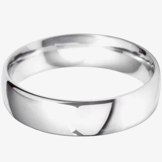 Palladium 6.0mm Court Wedding Ring BC6.0PalL