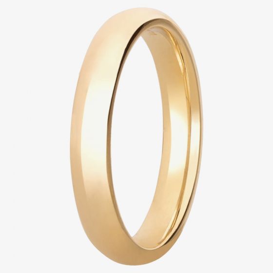 9ct Yellow Gold 3mm Court Wedding Ring BC3.0 9Y