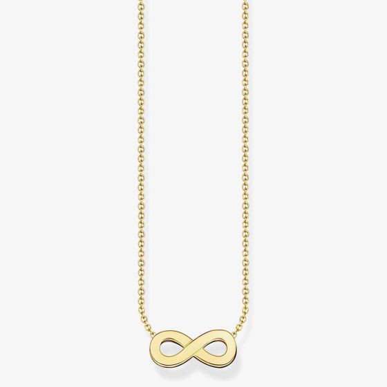 THOMAS SABO Gold Plated Infinity Necklace KE2221-413-39-L45V