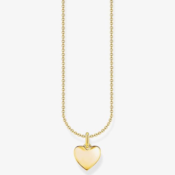 THOMAS SABO Gold Plated Heart Necklace KE2234-413-39-L45V