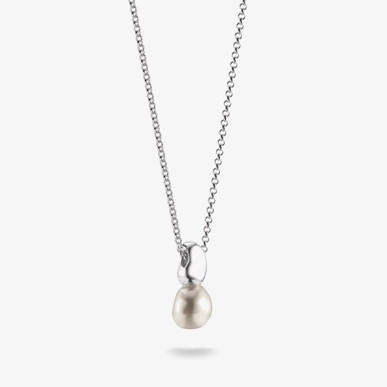 THOMAS SABO Bold Elegance Sterling Silver Freshwater Pearl Pendant KE2318-082-14-L45V