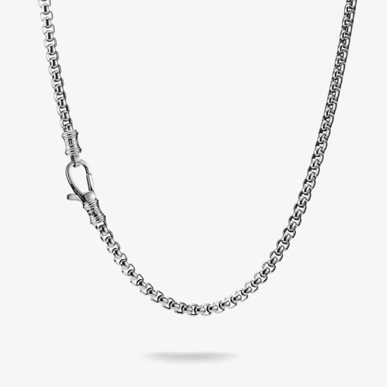 THOMAS SABO Rebel Steel 4mm Box Chain KE2399-S01-53-L53
