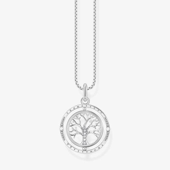 THOMAS SABO Ladies Silver 'Tree of Love' Pendant Necklace KE2148-643-14-L45V