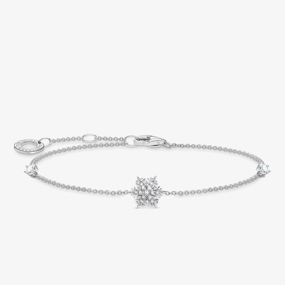 THOMAS SABO Silver Snowflake Bracelet A2082-051-14-L19V