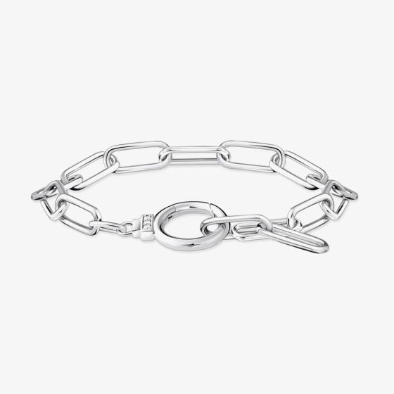 THOMAS SABO Silver Ring Clasp Link Bracelet A2133-051-14-L19