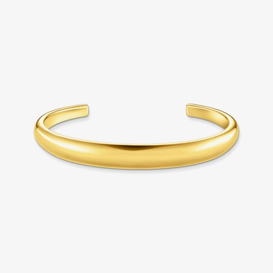 THOMAS SABO Gold Plated Timeless Bangle AR115-413-39