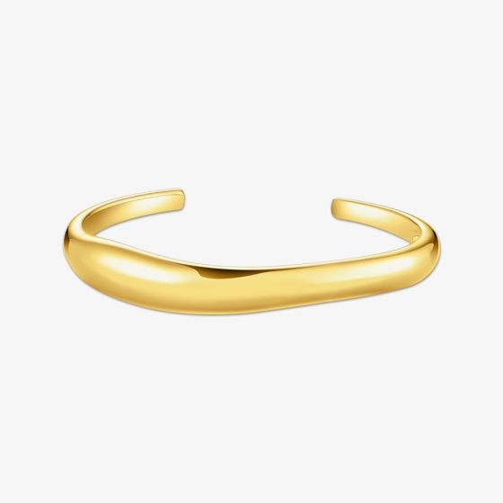THOMAS SABO Gold Plated Organic Bangle AR116-413-39
