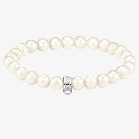 THOMAS SABO As We Love 17cm Freshwater Pearl Silver Bracelet X0293-082-14-L17
