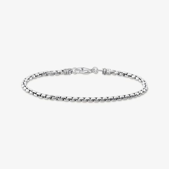 THOMAS SABO Venezia 3mm Silver Chain Bracelet A2086-637-21