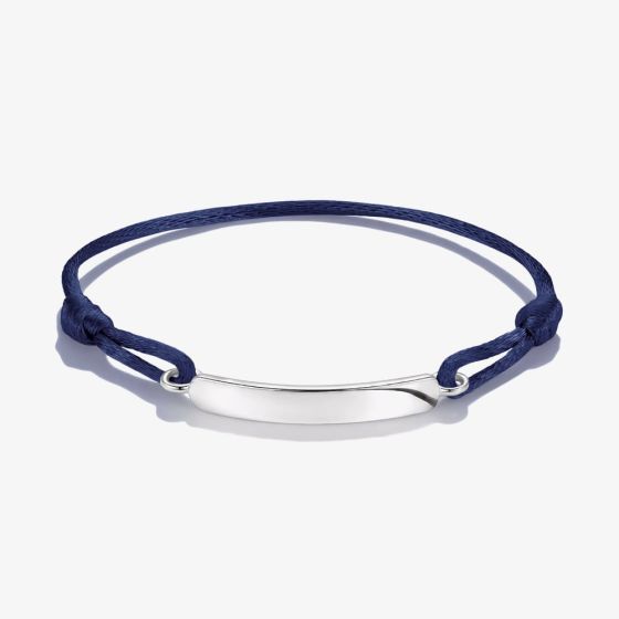 THOMAS SABO Together Blue Textile Engravable ID Bracelet A2238-001-32