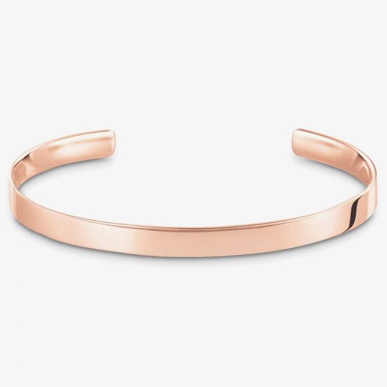 THOMAS SABO Rose Gold Plated Love Cuff Bangle AR087-415-12