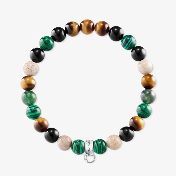 THOMAS SABO Tigers Eye Bead Bracelet X0217-947-7