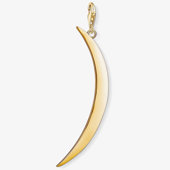 THOMAS SABO Gold Plated Crescent Moon Pendant Y0004-413-39
