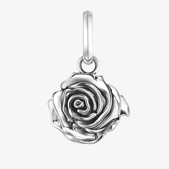 THOMAS SABO Midnight Rose Small Rose Pendant PE982-637-21