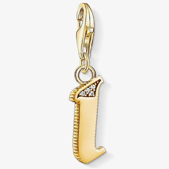 THOMAS SABO Gold Plated Cubic Zirconia I Charm 1615-414-39