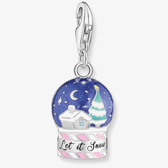 THOMAS SABO Silver Multicoloured Snowball Let It Snow Charm 2063-664-7