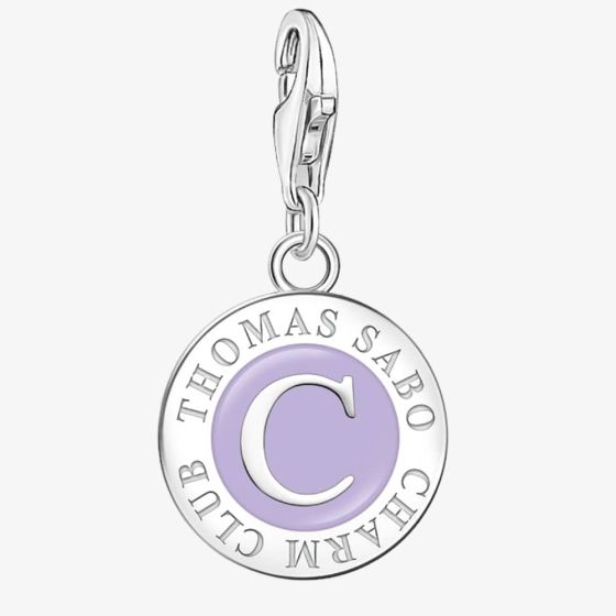 THOMAS SABO Silver Charmista Violet Enamel Member Charm 2104-007-13
