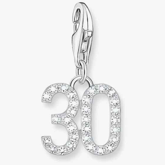 THOMAS SABO Silver 30 Cubic Zirconia Charm 2136-051-21