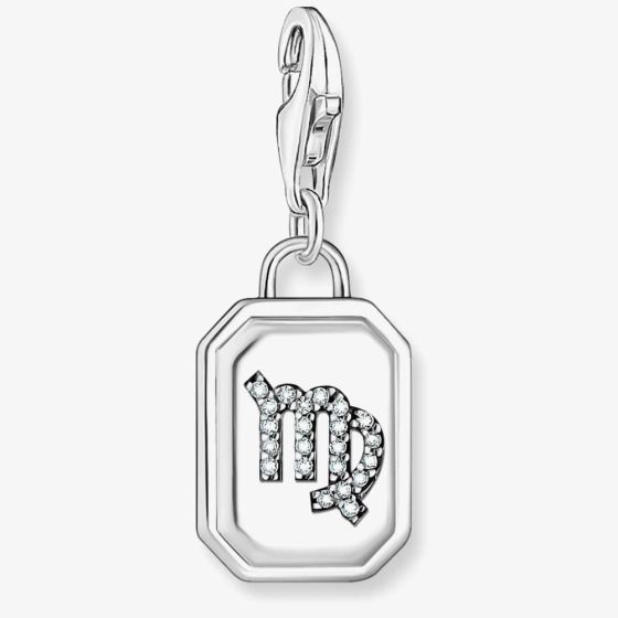 THOMAS SABO Silver Octagonal Cubic Zirconia Virgo Charm 2149-643-21