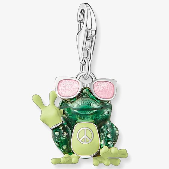 THOMAS SABO Frog Enamel Pendant Charm 2215-691-7