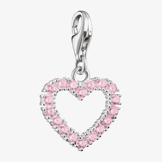 THOMAS SABO Charm Club Tokyo Crush Pink Heart Charm 2241-051-9