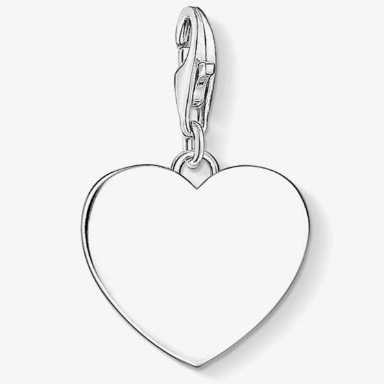 THOMAS SABO Sterling Silver Plain Heart Charm 1634-001-21