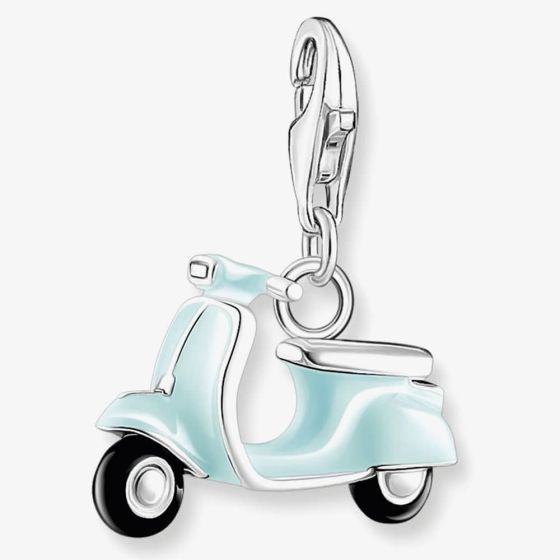 THOMAS SABO Silver & Enamel Motor Scooter Charm 1937-041-7