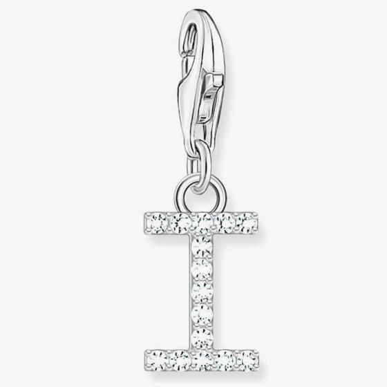 THOMAS SABO Silver Cubic Zirconia Letter I Charm 1948-051-14