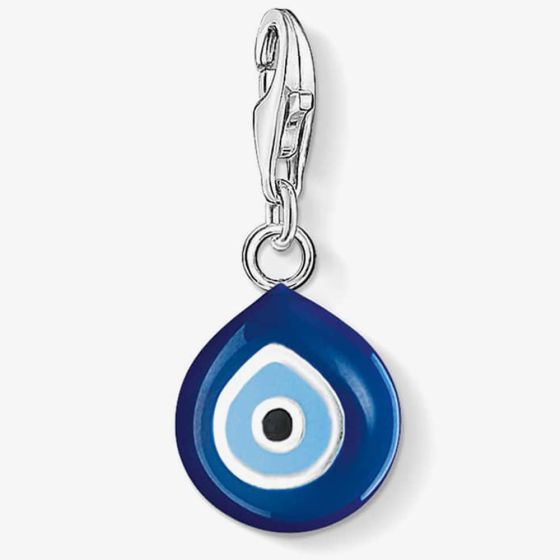 THOMAS SABO Silver Blue Enamel Turkish Eye Charm 0829-007-1