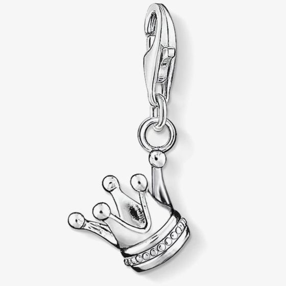 THOMAS SABO Silver Crown Dropper Charm 0887-001-12