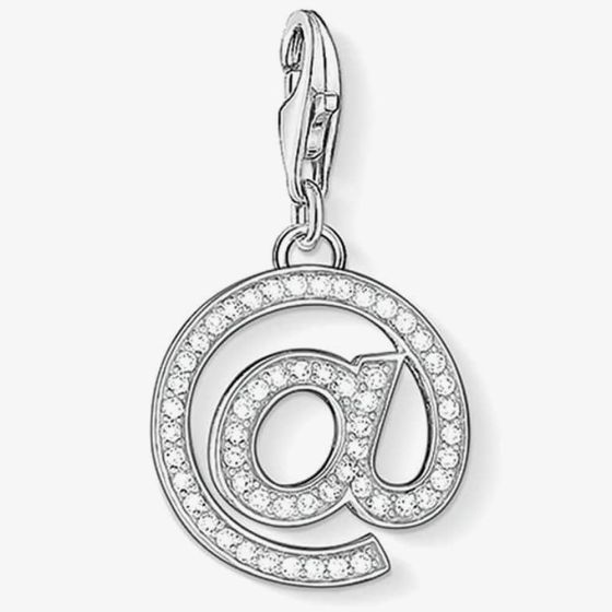 THOMAS SABO Silver Pavé @ Symbol Charm 1253-051-14