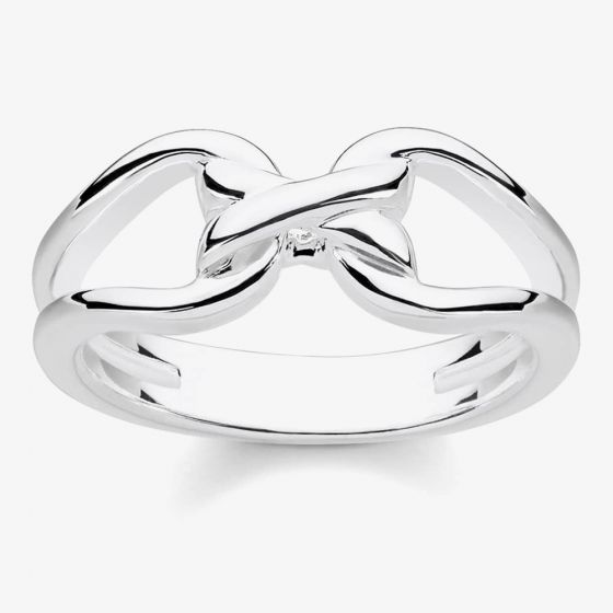 THOMAS SABO Sterling Silver Open Linked Ring TR2236-001-21