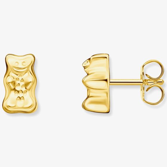 THOMAS SABO Haribo Gold Plated Mini Gummy Bear Stud Earrings H2329-413-39